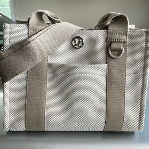 Lululemon Two-Tone Canvas Tote Bag Mini